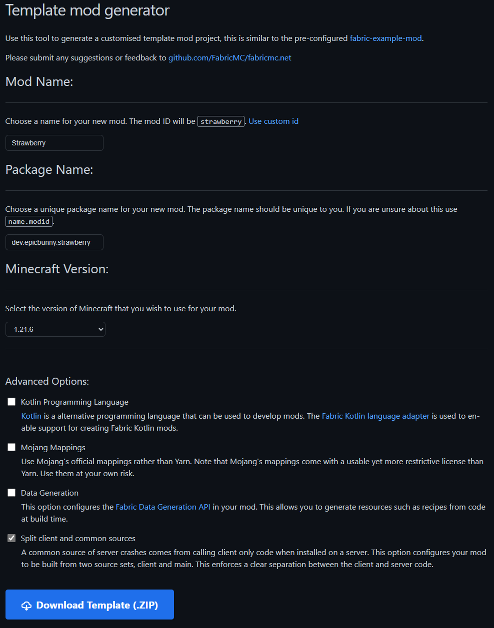 [Legacy 1.21.6] Fabric Modding: Setting Up Your Development Environment ...